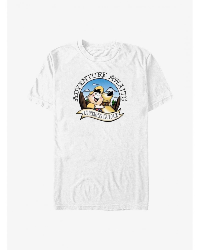 Disney Pixar Up Russell and Dug Adventure Awaits T-Shirt $7.14 T-Shirts