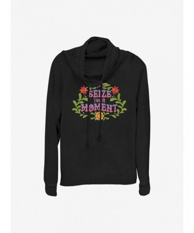 Disney Pixar Coco Seize Your Moment Emblem Cowlneck Long-Sleeve Girls Top $13.51 Tops