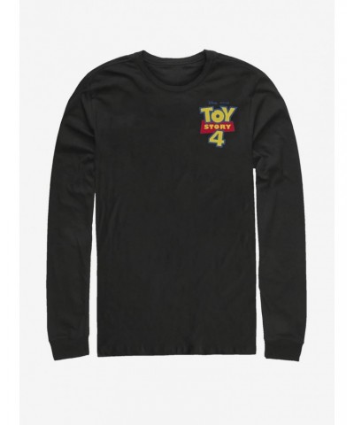 Disney Pixar Toy Story 4 Chest Color Logo Long-Sleeve T-Shirt $7.37 T-Shirts