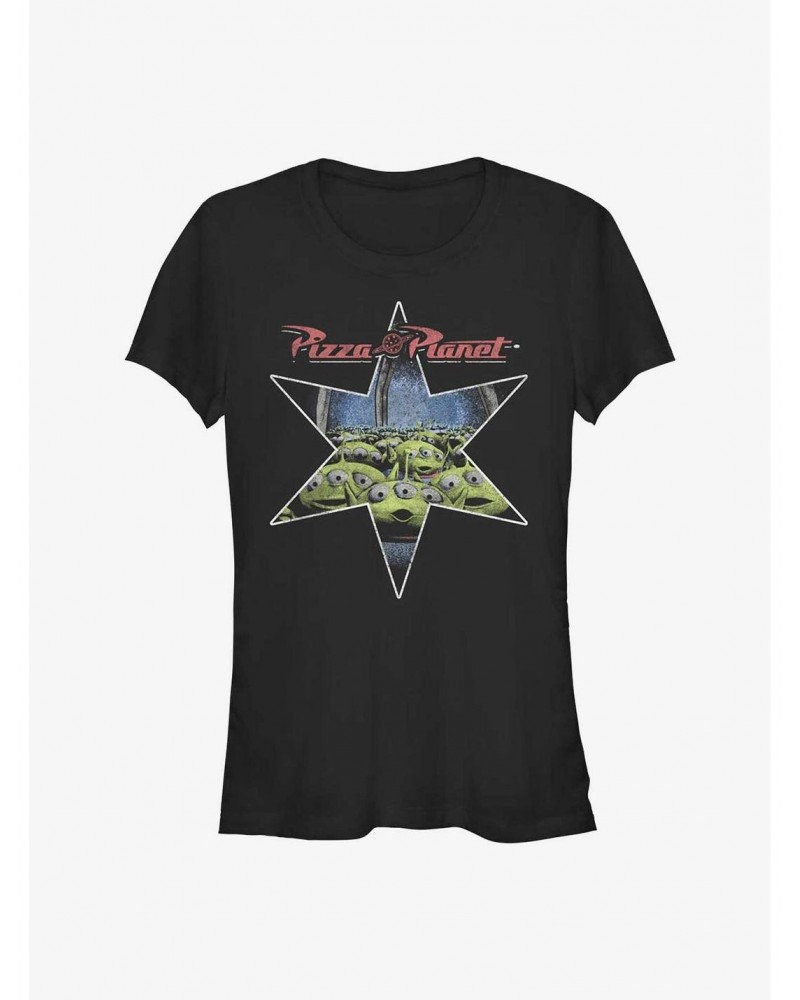 Disney Pixar Toy Story Pizza Planet Alien Star Girls T-Shirt $6.45 T-Shirts