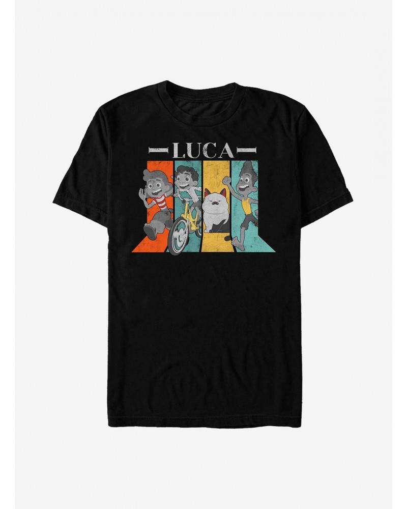 Disney Pixar Luca Character Panels T-Shirt $6.19 T-Shirts