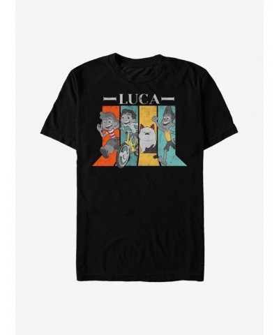 Disney Pixar Luca Character Panels T-Shirt $6.19 T-Shirts