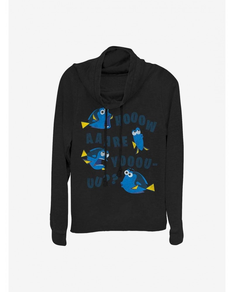 Disney Pixar Finding Nemo Dory How Are You? Cowlneck Long-Sleeve Girls Top $14.77 Tops