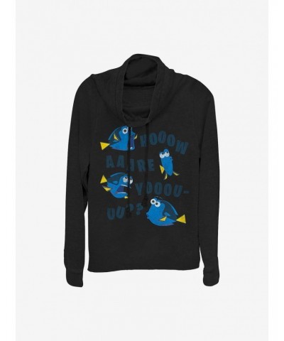 Disney Pixar Finding Nemo Dory How Are You? Cowlneck Long-Sleeve Girls Top $14.77 Tops