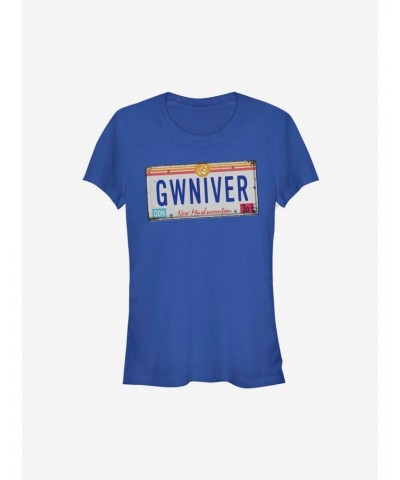 Disney Pixar Onward GWNIVER License Plate Girls T-Shirt $6.62 T-Shirts