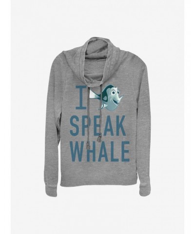 Disney Pixar Finding Nemo Whale Talk Cowlneck Long-Sleeve Girls Top $12.89 Tops