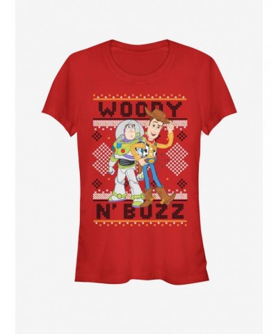 Disney Pixar Toy Story Woody Buzz Sew Girls T-Shirt $7.67 T-Shirts