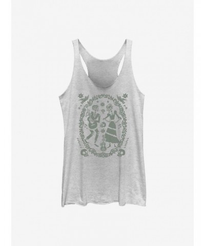 Disney Pixar Coco Paper Art Oval Girls Tank $8.70 Tanks