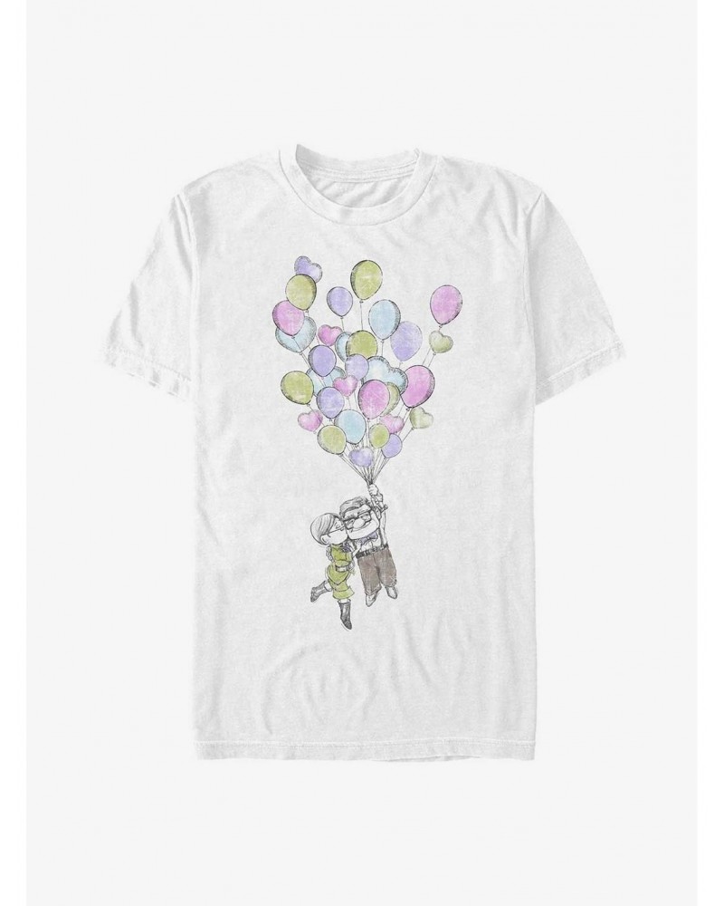 Extra Soft Disney Pixar Up Love Is In The Air T-Shirt $8.37 T-Shirts