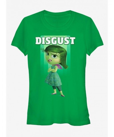 Disney Pixar Inside Out Disgust Portrait Girls T-Shirt $7.67 T-Shirts