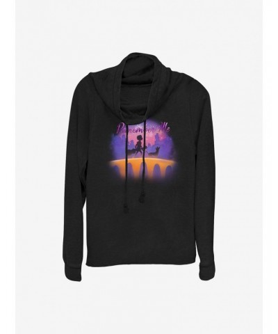 Disney Pixar Coco Bridge Air Brush Cowlneck Long-Sleeve Girls Top $9.74 Tops