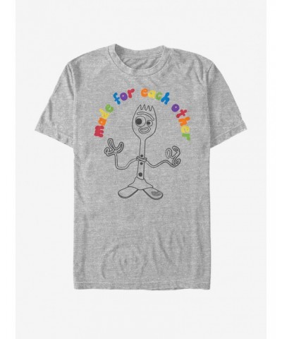 Disney Pixar Toy Story 4 Forky Pair T-Shirt $7.03 T-Shirts