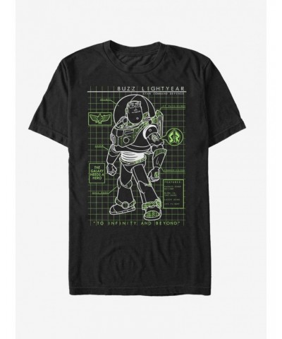 Toy Story Buzz Lightyear Diagram T-Shirt $6.97 T-Shirts