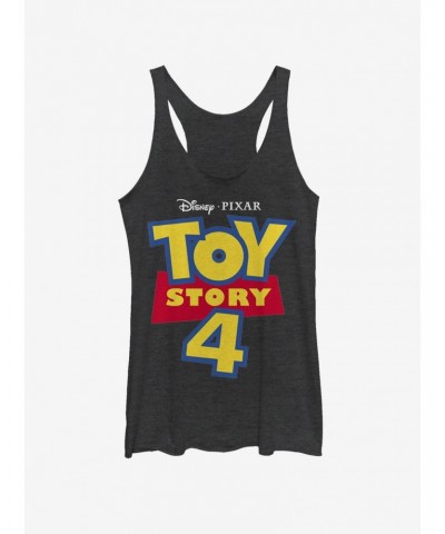 Disney Pixar Toy Story 4 Full Color Logo Girls Tank $6.71 Tanks