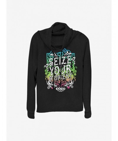 Disney Pixar Coco Seize Your Moment Cowlneck Long-Sleeve Girls Top $11.63 Tops