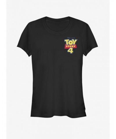 Disney Pixar Toy Story 4 Chest Color Logo Girls T-Shirt $8.72 T-Shirts