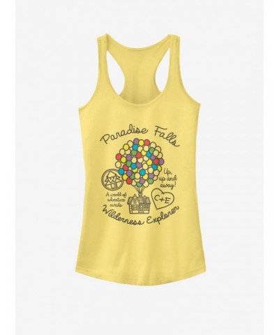 Disney Pixar Up Line Art Girls Tank $7.49 Tanks