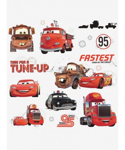 Disney Pixar Cars Friends To The Finish Peel And Stick Wall Decals $8.88 Decals