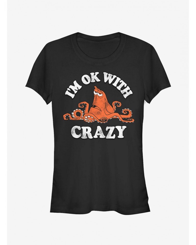 Disney Pixar Finding Dory Hank Ok With Crazy Girls T-Shirt $5.75 T-Shirts