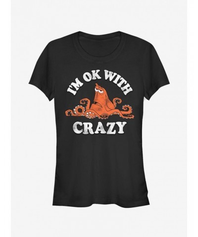 Disney Pixar Finding Dory Hank Ok With Crazy Girls T-Shirt $5.75 T-Shirts