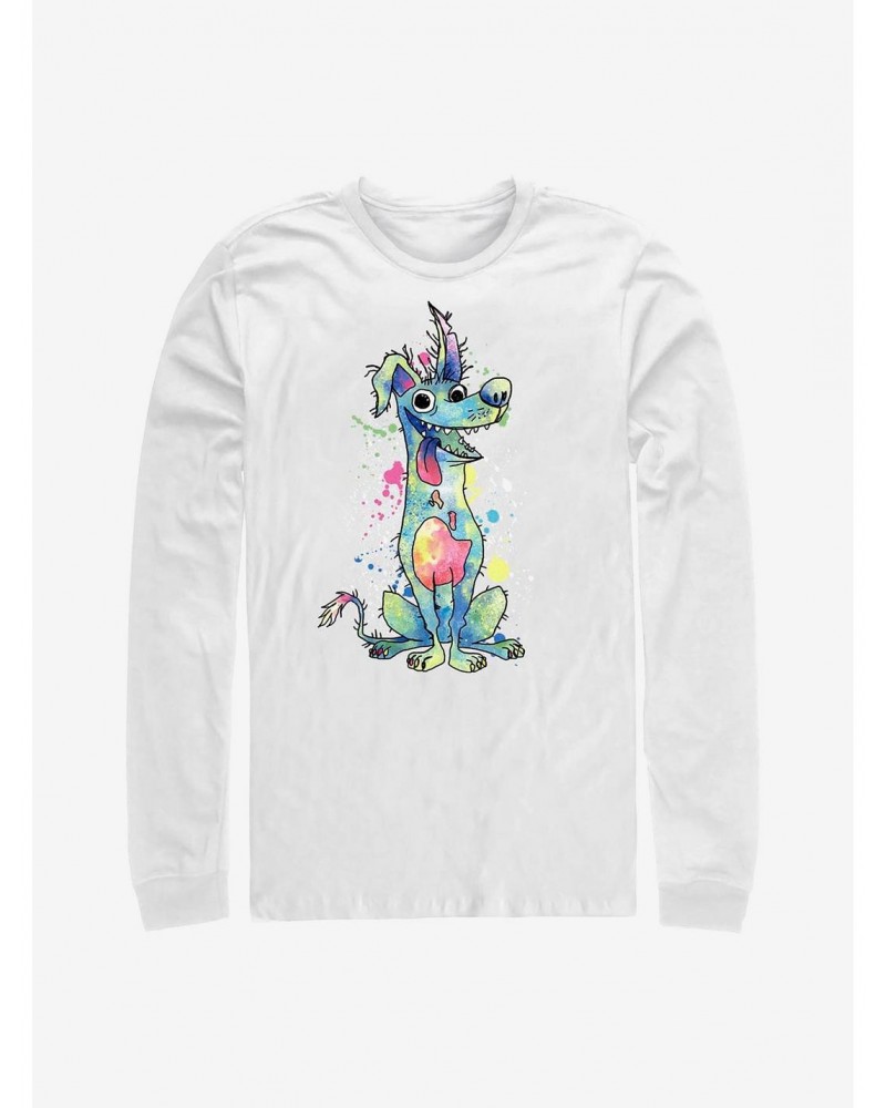 Disney Pixar Coco Watercolor Dante Long-Sleeve T-Shirt $8.75 T-Shirts