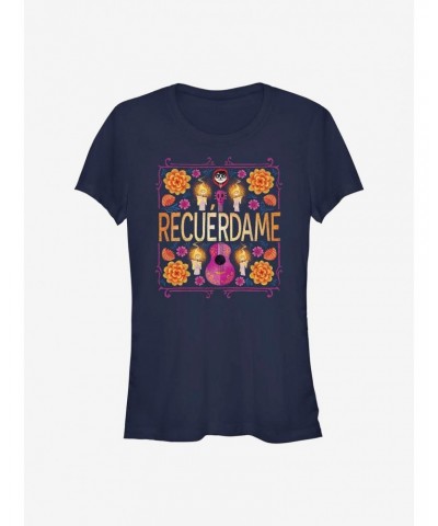 Disney Pixar Coco Recuerdame Girls T-Shirt $6.97 T-Shirts