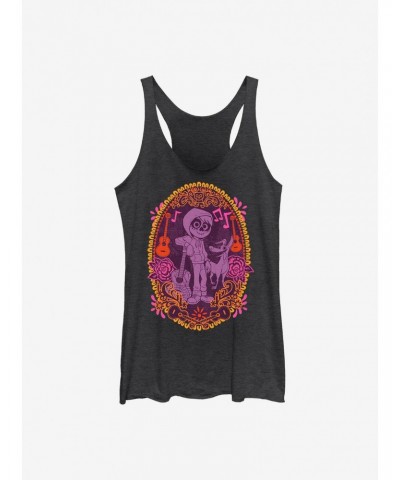 Disney Pixar Coco Miguel Colorful Portrait Girls Tank $9.07 Tanks