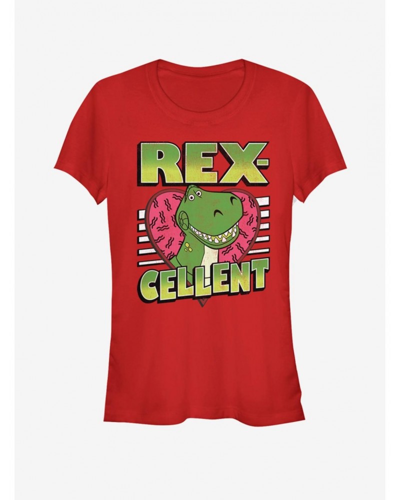 Disney Pixar Toy Story Rexcellent Heart Girls T-Shirt $7.67 T-Shirts