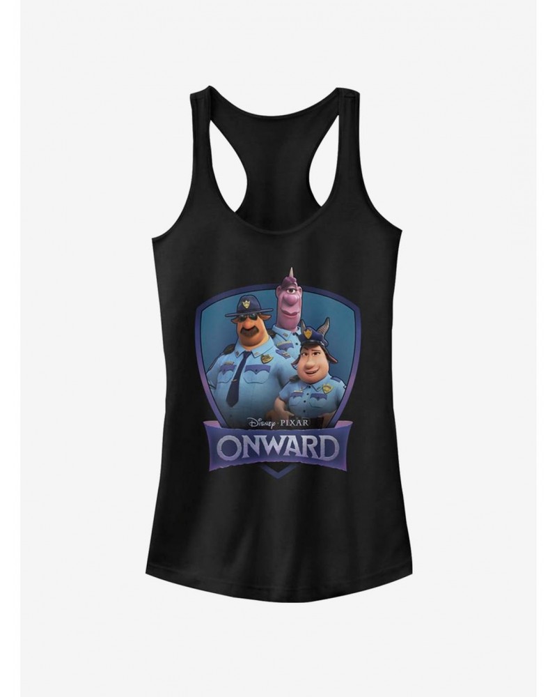 Disney Pixar Onward Police Group Girls Tank $6.27 Tanks