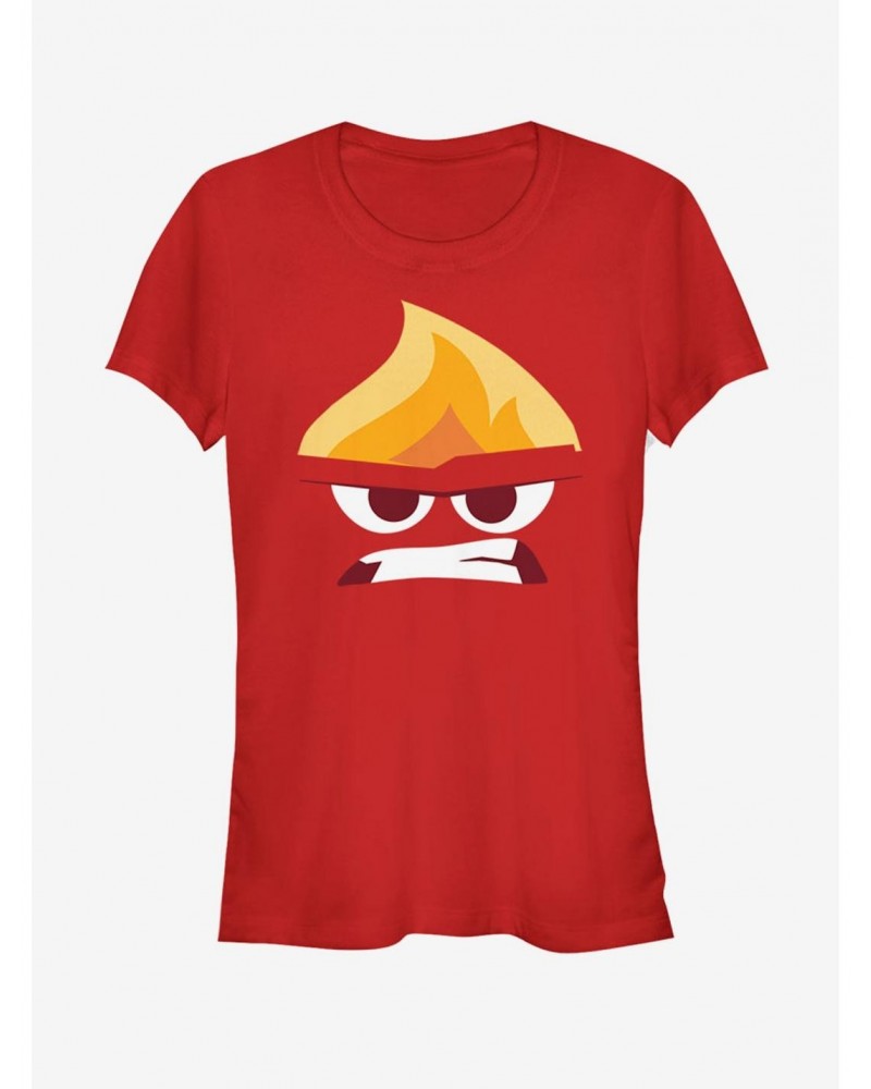 Disney Pixar Inside Out Anger Face Girls T-Shirt $6.97 T-Shirts