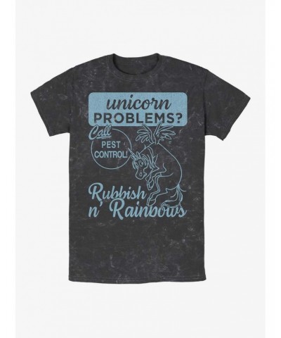 Disney Pixar Onward Call Rubbish n' Rainbows Mineral Wash T-Shirt $8.16 T-Shirts