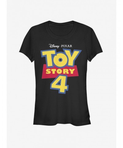 Disney Pixar Toy Story 4 Full Color Logo Girls T-Shirt $5.75 T-Shirts