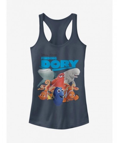 Disney Pixar Finding Dory Whole Gang Girls Tank $6.97 Tanks