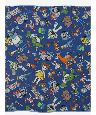 Disney Pixar Toy Story 4 Characters Blue Boy's Pocket Square $9.54 Squares