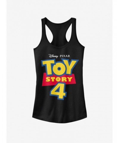 Disney Pixar Toy Story 4 Full Color Logo Girls Tank $6.27 Tanks