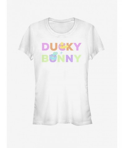 Disney Pixar Toy Story 4 What's In A Name Girls White T-Shirt $7.84 T-Shirts