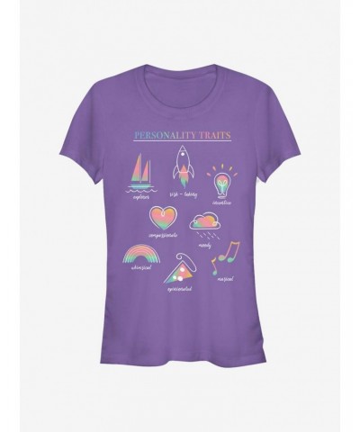 Disney Pixar Soul Personality Traits Girls T-Shirt $5.99 T-Shirts